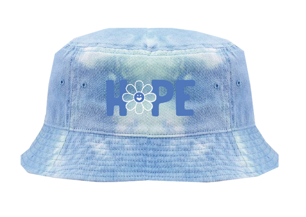 Blue Tie Dye Jhope BTS Hope Bucket Hat