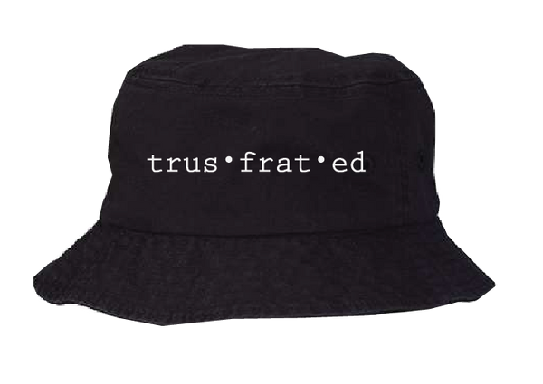 Black Jungkook JK BTS Trusfrated Bucket Hat