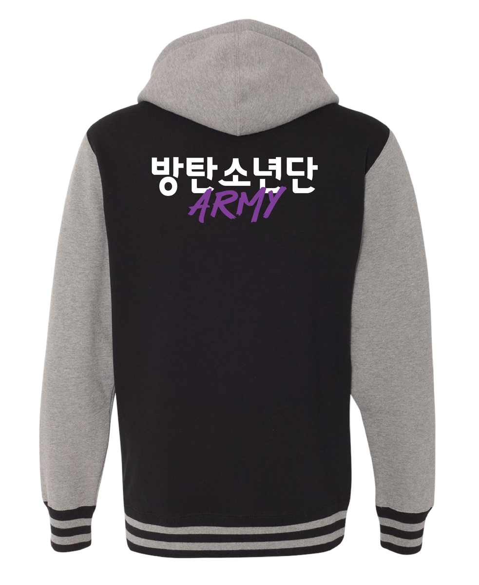 BTS 防弾少年団 FLEECE ZIP-UP HOODY BTS 防弾少年団 FLEECE ZIP-UP HOODY Hoodie BTS ARMY Dynamite
