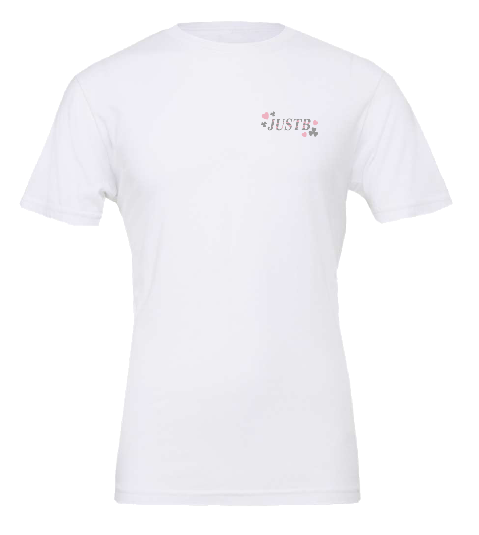 JUST B サイン入りTシャツ ホワイト JustB Tshirts – Simple Creations Co LLC