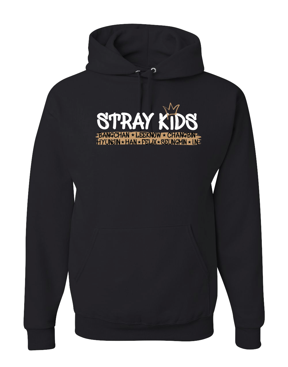 Stray Kids SKZ Names Black Hoodie