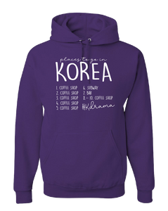 Hoodie - Places in Korea