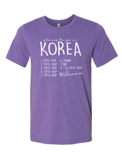 T-Shirt - Places in Korea