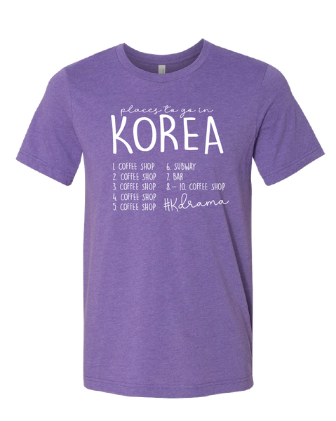 T-Shirt - Places in Korea